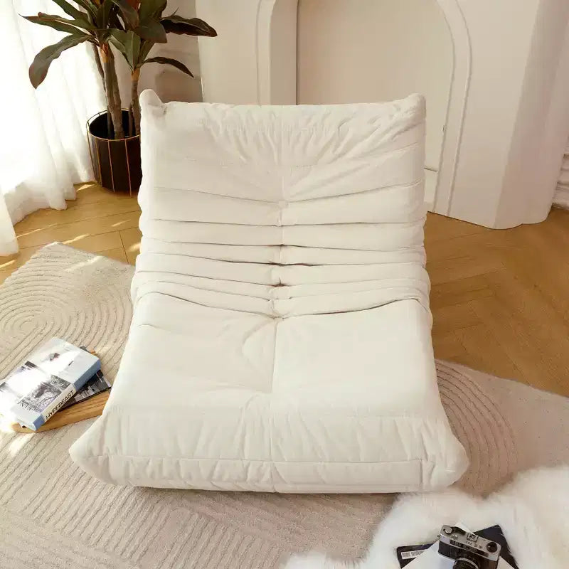 Grand pouf en mousse, sans installation, pour adultes, salon, appartement ou jeux