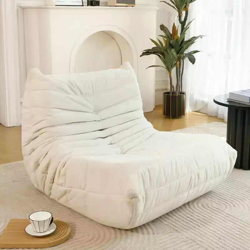 Grand pouf en mousse, sans installation, pour adultes, salon, appartement ou jeux