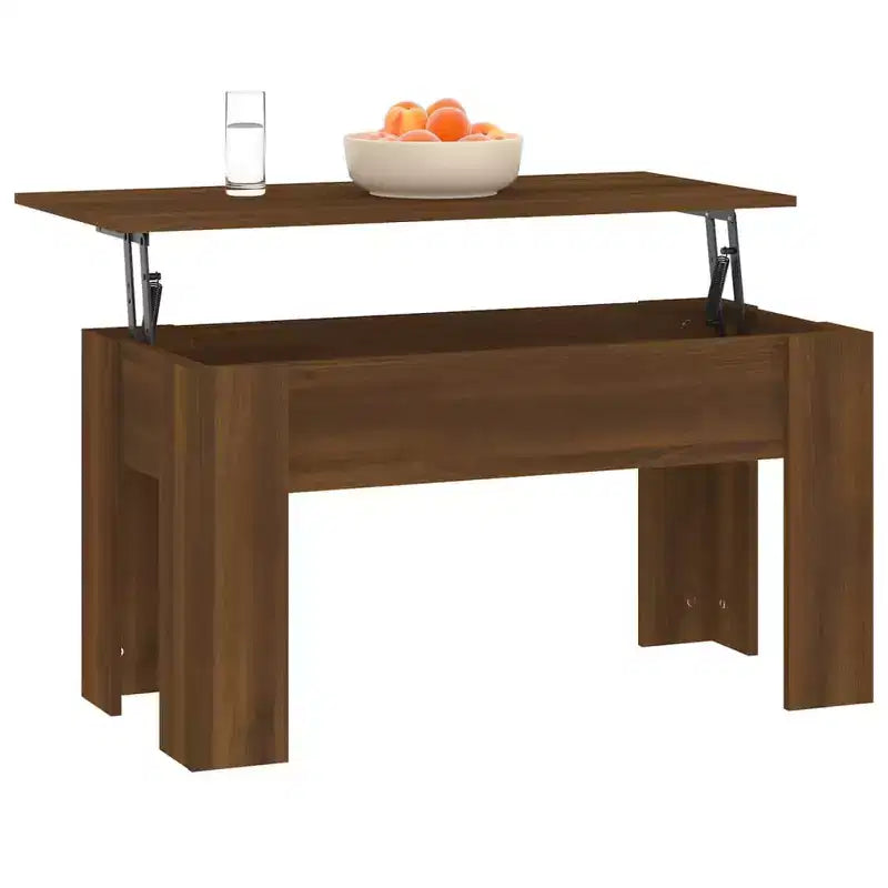 Table basse marron pour salon