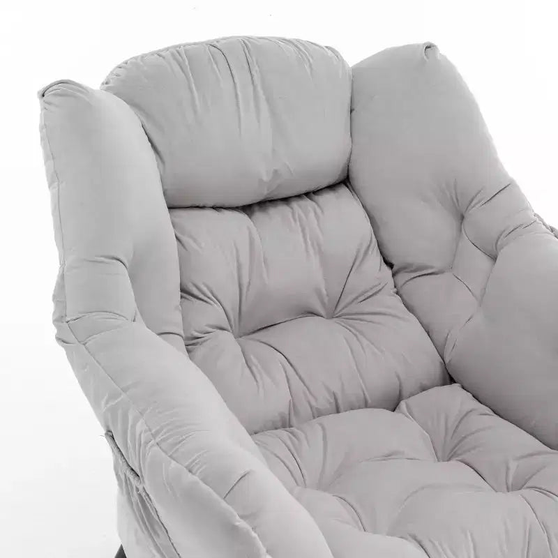 Fauteuil inclinable moderne avec ottomane et repose-pieds, chaise de loisirs confortable pour salons et aires de détente
