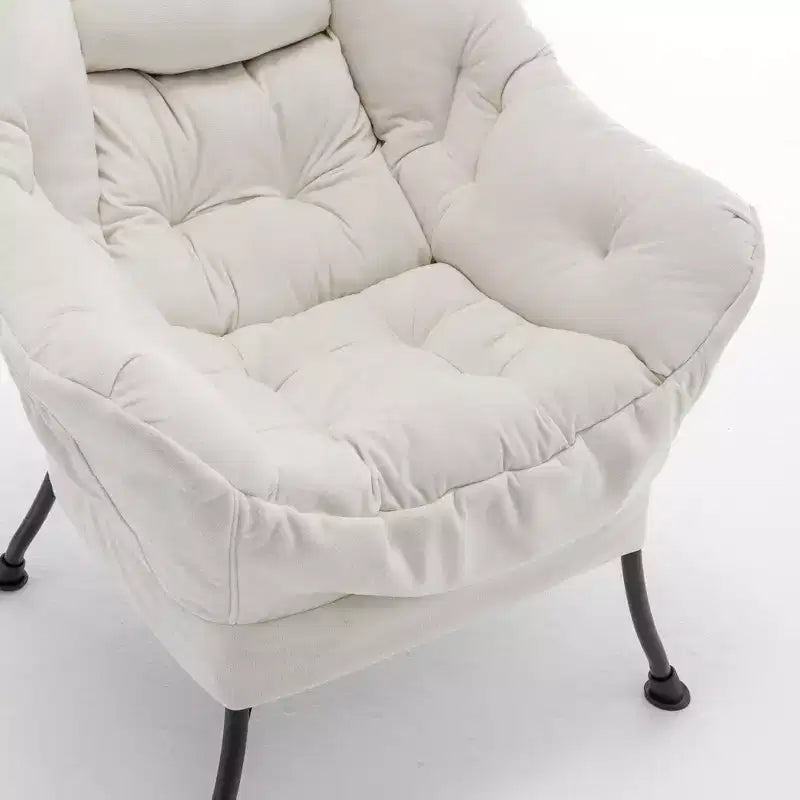 Fauteuil inclinable moderne avec ottomane et repose-pieds, chaise de loisirs confortable pour salons et aires de détente