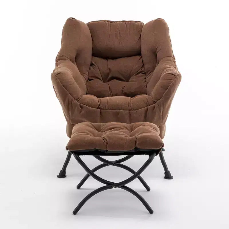 Fauteuil inclinable moderne avec ottomane et repose-pieds, chaise de loisirs confortable pour salons et aires de détente