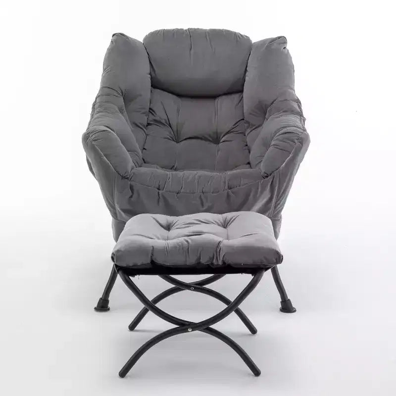 Fauteuil inclinable moderne avec ottomane et repose-pieds, chaise de loisirs confortable pour salons et aires de détente