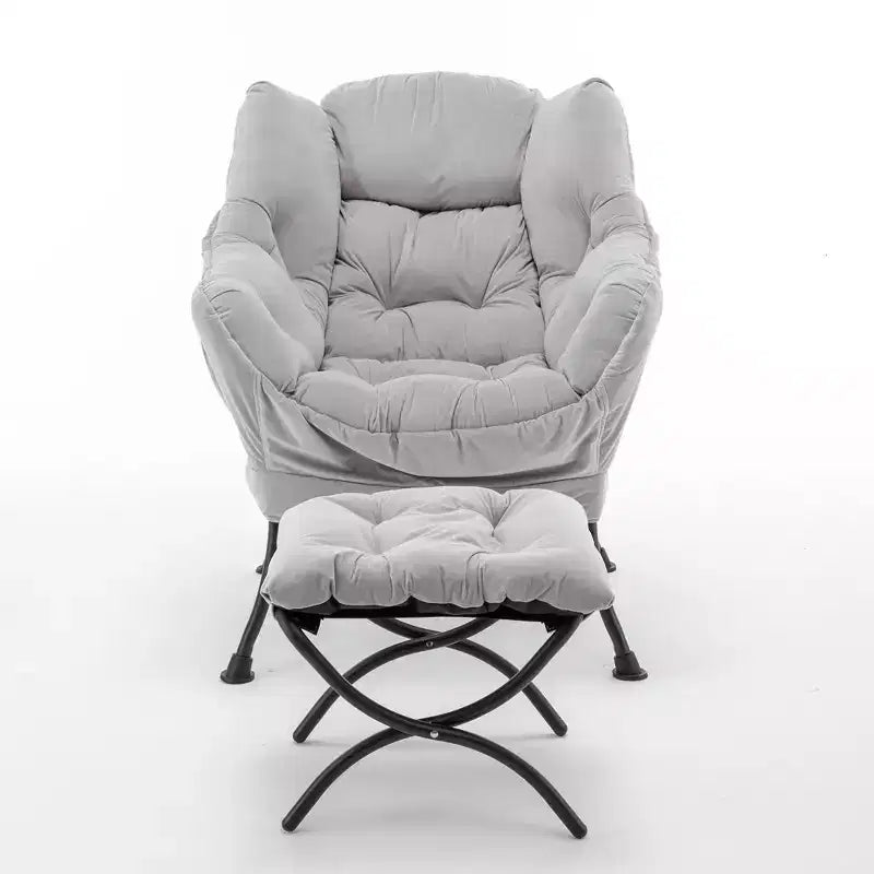 Fauteuil inclinable moderne avec ottomane et repose-pieds, chaise de loisirs confortable pour salons et aires de détente