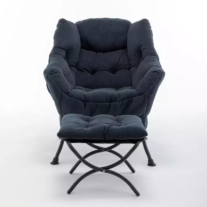 Fauteuil inclinable moderne avec ottomane et repose-pieds, chaise de loisirs confortable pour salons et aires de détente