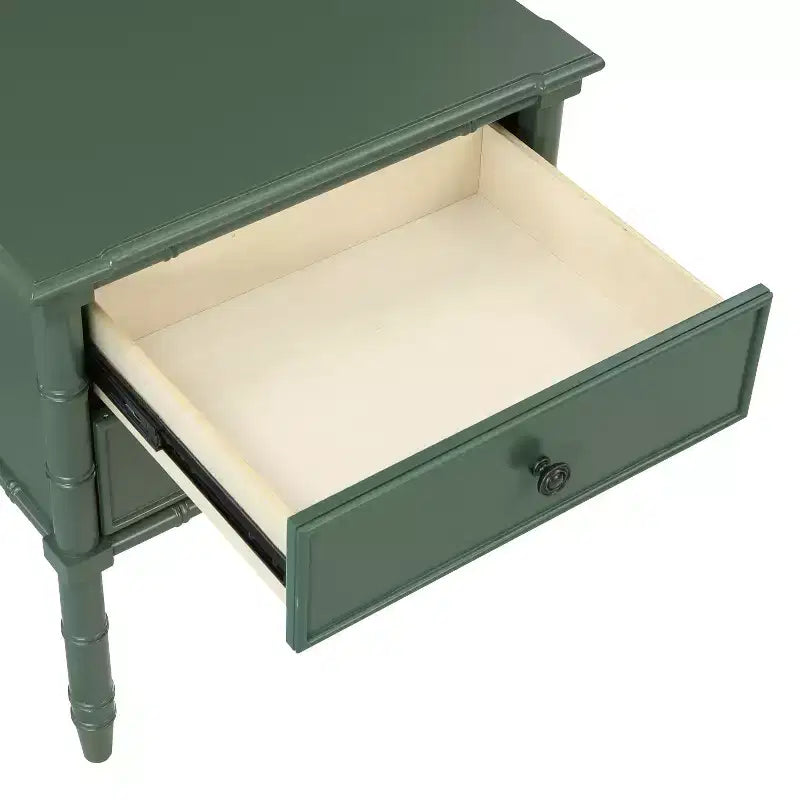 Table de chevet Emmett Mid-Century Modern 22 à 2 tiroirs