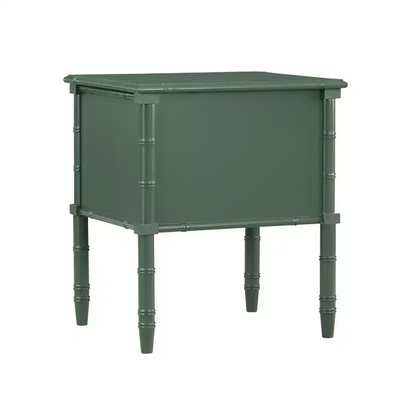Table de chevet Emmett Mid-Century Modern 22 à 2 tiroirs