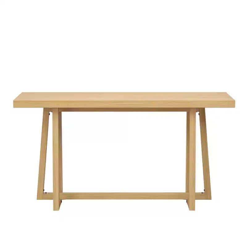Console minimaliste épaisse avec pieds uniques