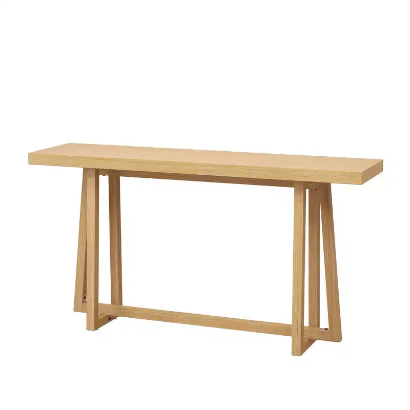 Console minimaliste épaisse avec pieds uniques