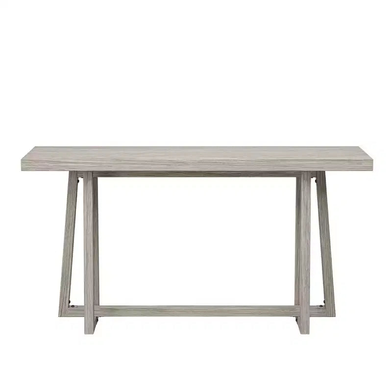 Console minimaliste épaisse avec pieds uniques