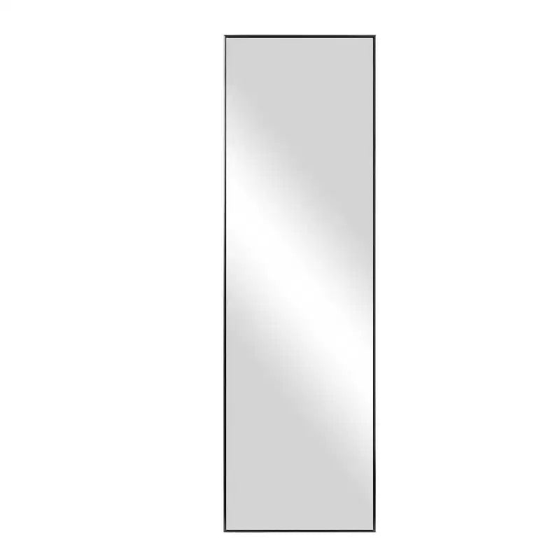 Miroir pleine longueur encadré en métal noir 71 pouces