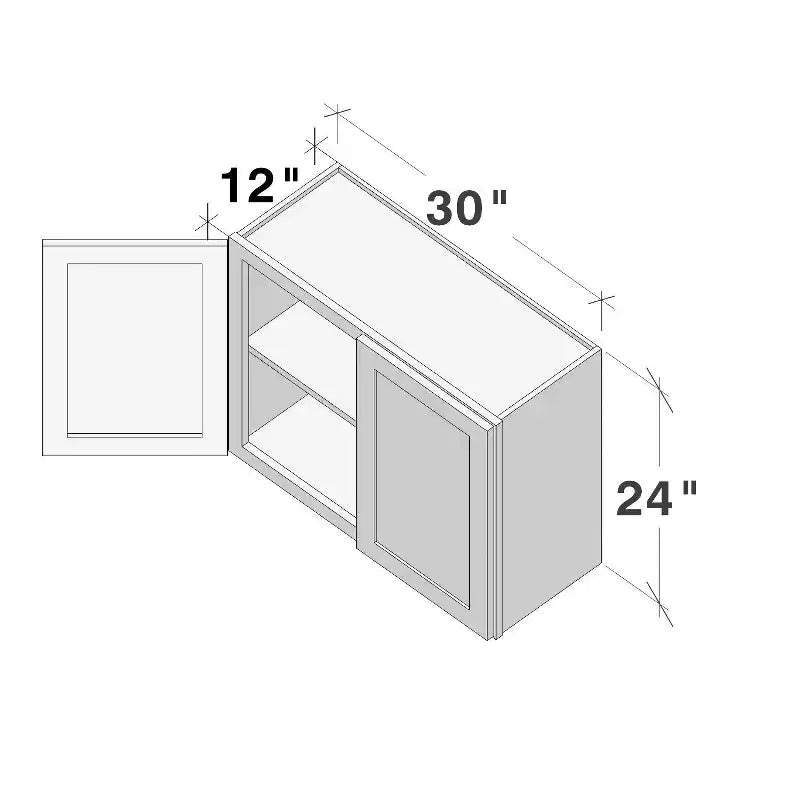 Meuble haut de cuisine L30x H12x P24