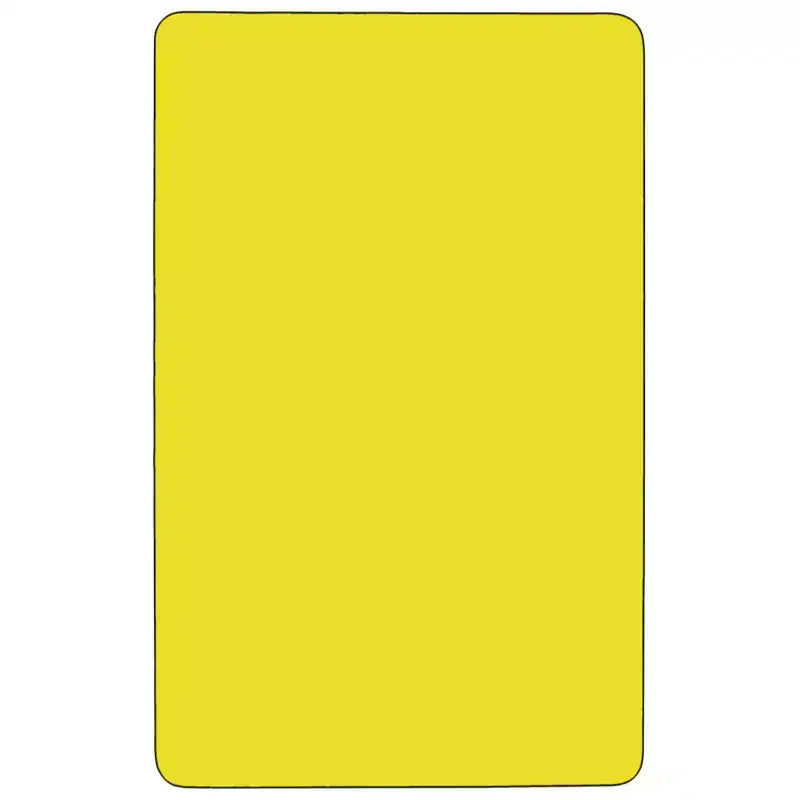 Table d'activités rectangulaire en stratifié HP de 61 cm (24 po) de largeur x 122 cm (48 po) de longueur – Pieds courts réglables en hauteur